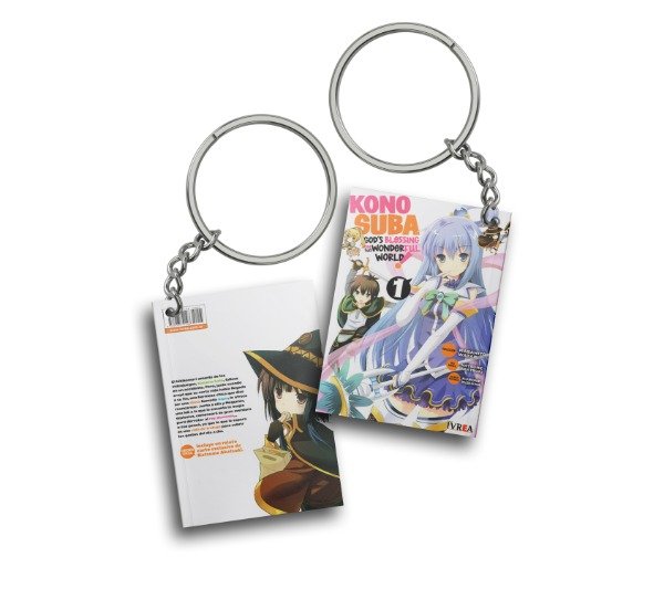 Producto - Llavero Manga Konosuba Tomo 1 All Blue Otorii