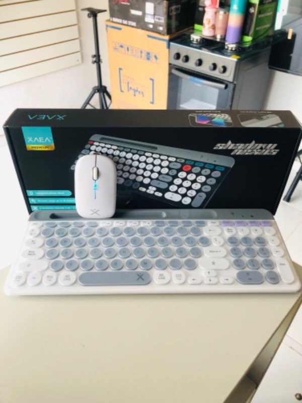 Producto - Combo Teclado + Mouse Inalámbrico Recargable Xaea Blanco
