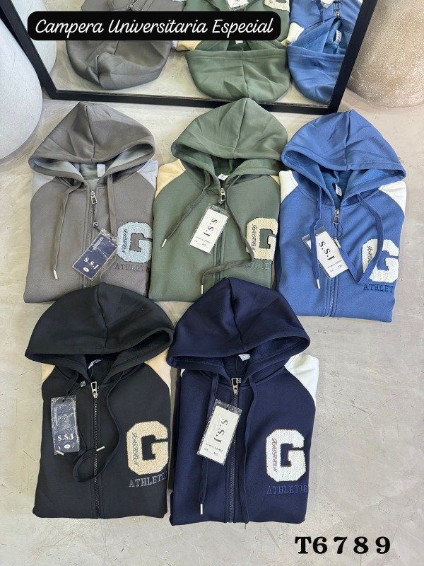 Producto - CAMPERA UNIVERSITARIA HOMBRE ESPECIAL