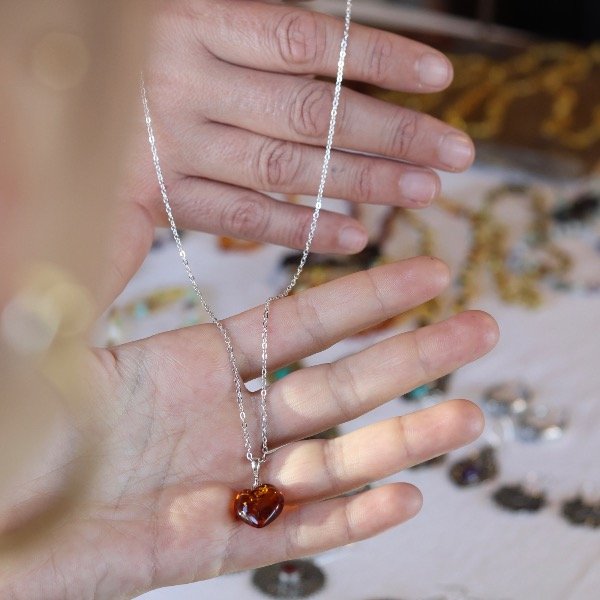 Producto - Corazón de Ámbar Cadena - 3