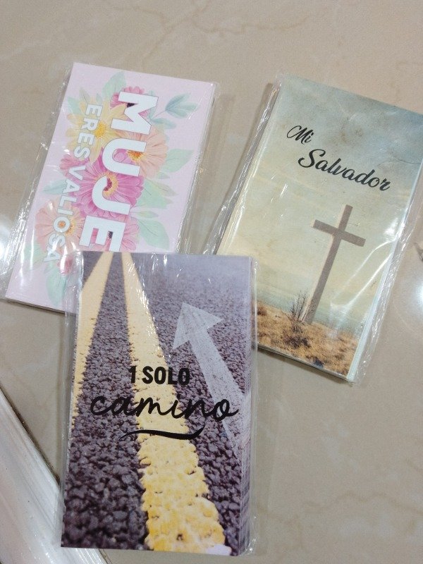 Producto - FOLLETOS EVANGELISTICOS - POR 100 UNIDADES