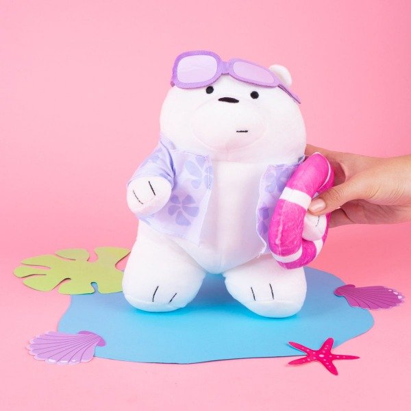 Producto - Peluche WE BARE BEARS "BEACHWEAR" (MINISO OFICIAL)