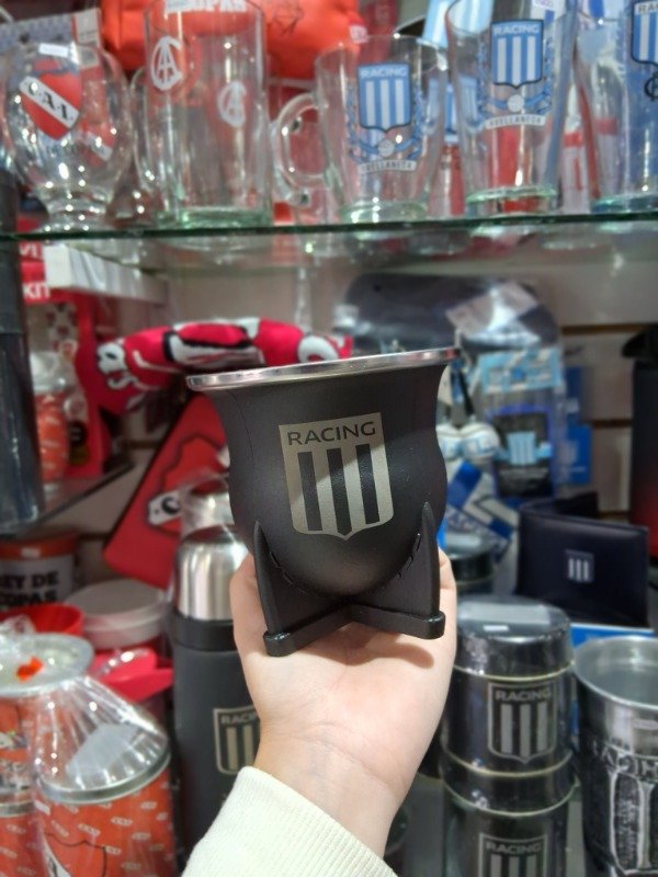 Producto - Mate camionero Racing negro