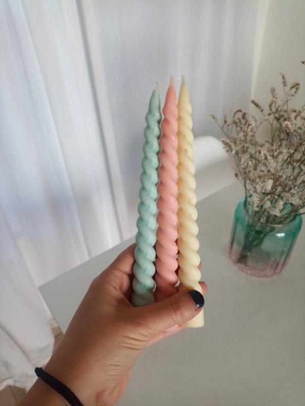 Producto - Velas Torneadas clásicas X 2