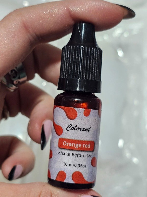 Producto - Colorante orange red vela jabon resina