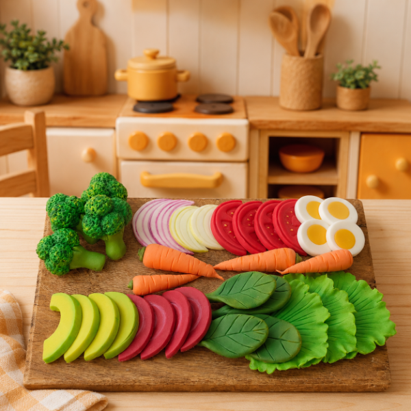 Producto - Comiditas de juguete Set Ensalada (sin stock, a pedido) - 0