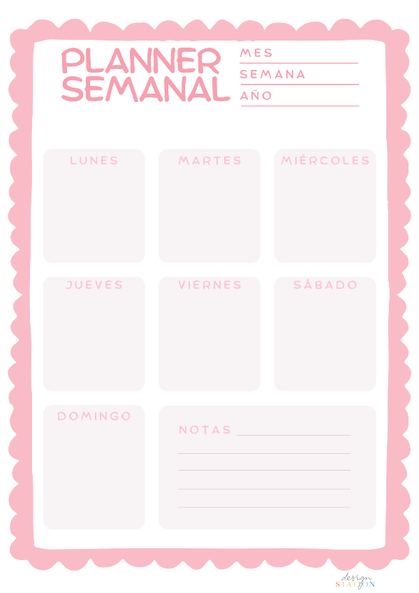 Producto - Planner Semanal, Mensual y Anual