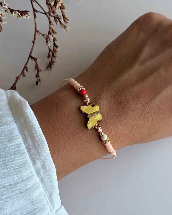 Producto - Pulsera mariposa amarilla