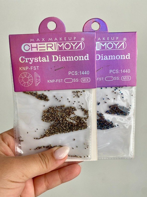 Producto - Stras Cherimoya dorado y azul (consultar)