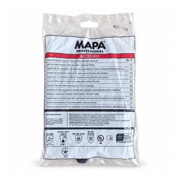 Producto - GUANTES NEGROS MAPA PROFESIONAL - TALLES VARIOS