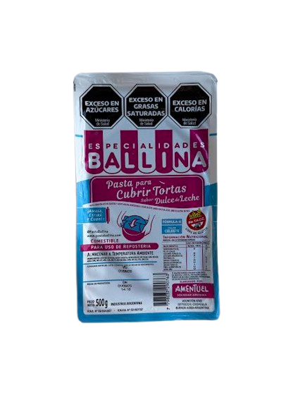 Producto - Pasta ballina para forrar tortas Celeste formula h 500gr