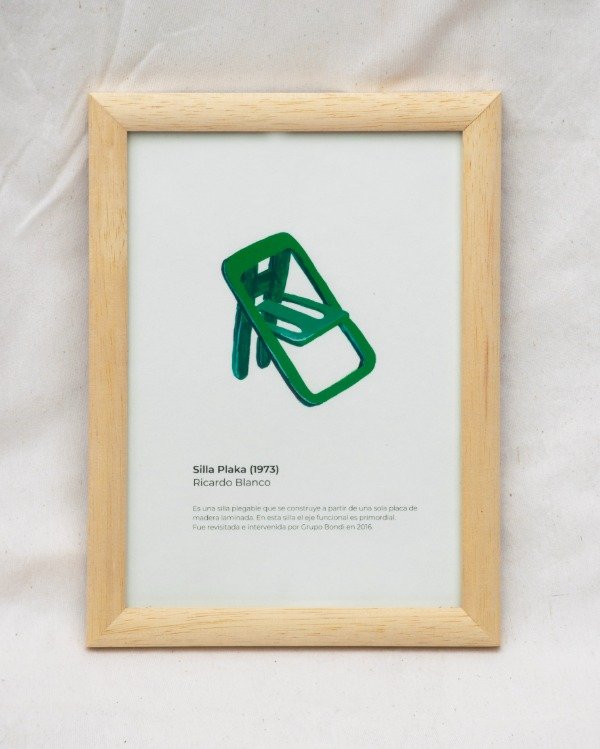 Producto - Enmarcado - Silla Plaka (Ricardo Blanco)