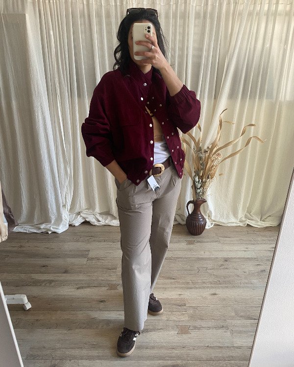 Producto - Campera Zamba Bordó - 1