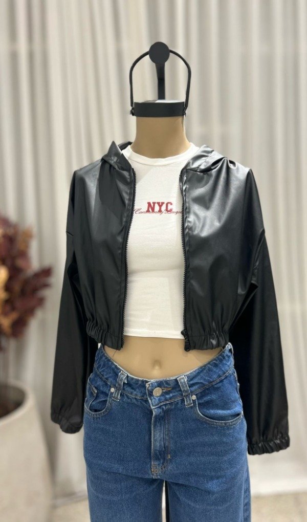 Producto - Campera Crop ( con capucha )