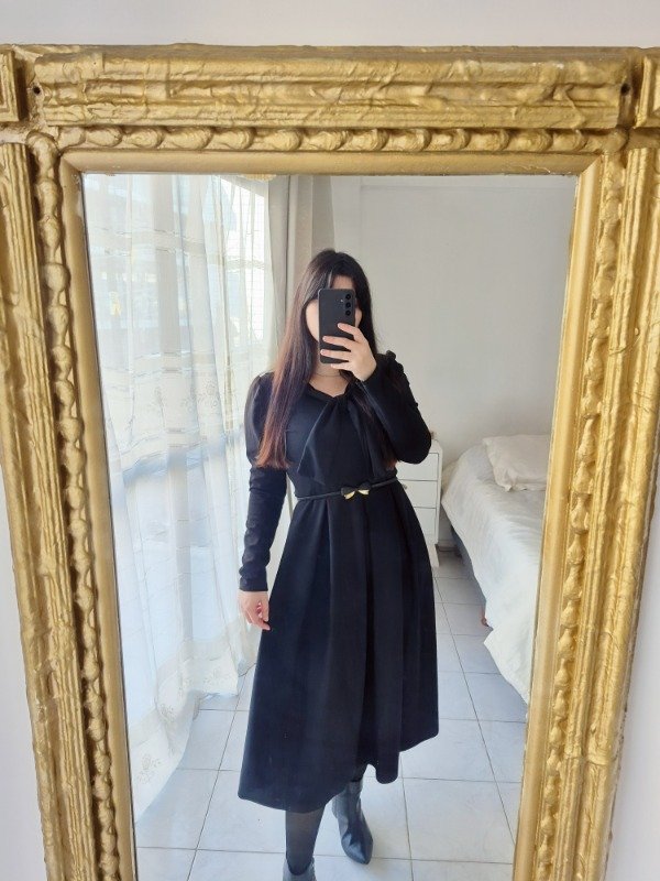 Producto - Vestido Gaza Negro