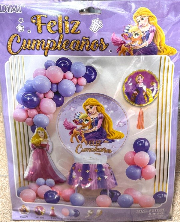 Producto - Kit de Globos Rapunzel