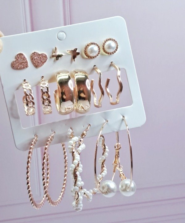 Producto - Set dorado x9
