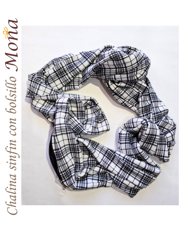 Producto - Chalina sinfin con bolsillo modal