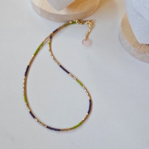 Producto - Collar Aesthetic Zahara oliva - 0