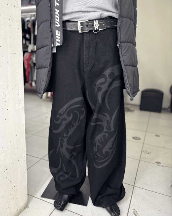 Producto - Jean Super Baggy Tribal Negro