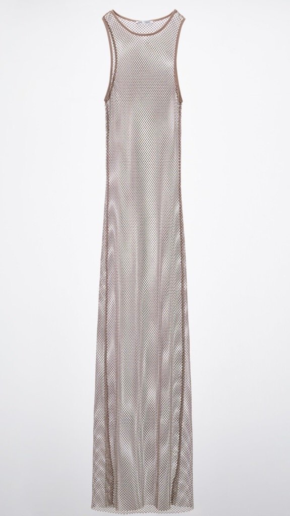Producto - Vestido extra largo brillos Zara - 1
