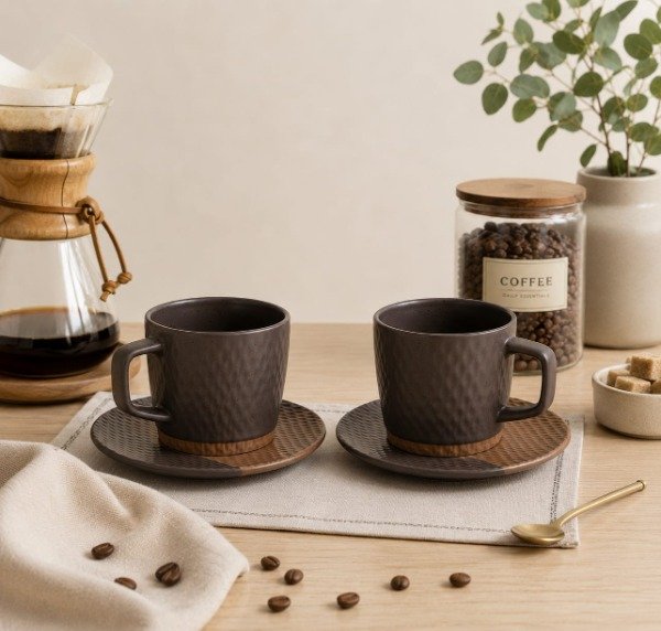 Producto - Set de taza y plato Panal