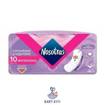 Producto - NOSOTRAS APO. P/PARTO MATERNIDAD X10U.