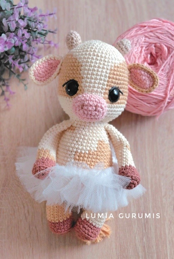 Producto - Loly, vaquita amigurumi