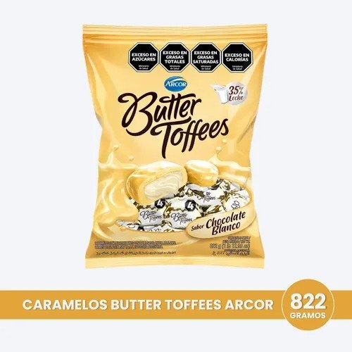 Producto - B.TOFFEES CHOCOL.BCO. 6X822 GR