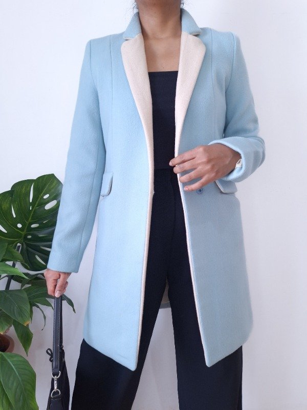Producto - Tapado Gabrielle - T:XS (celeste)