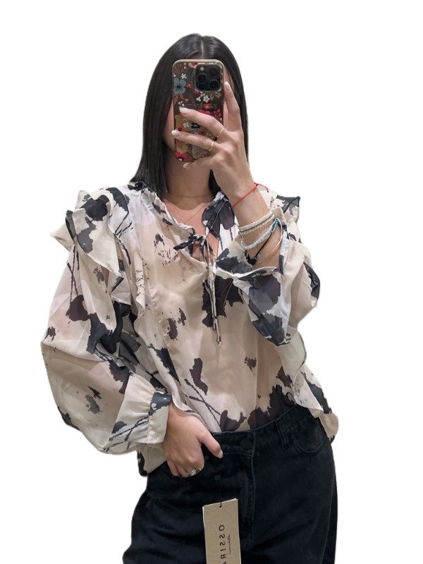 Producto - BLUSA GASA ESTAMPADA