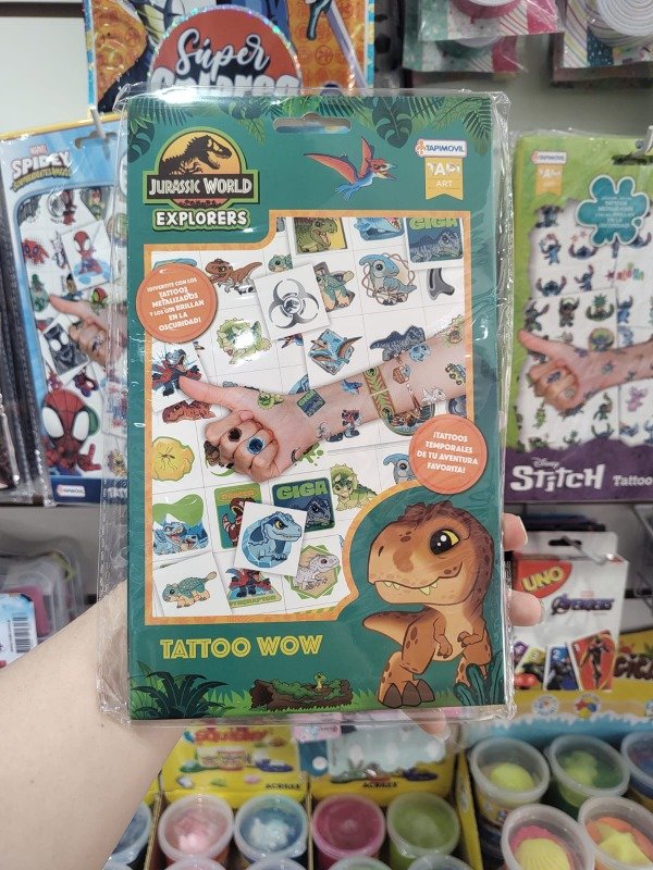 Producto - TATTO WOW JURASSIC