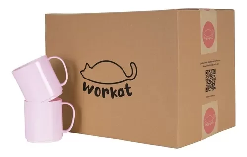 Producto - Tazas Para Sublimar Workat Polimero Apilable Ergonomica X12u - 1