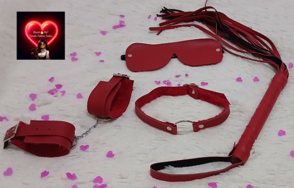 Producto - Kit Bondage BDSM 4 Piezas Rojo