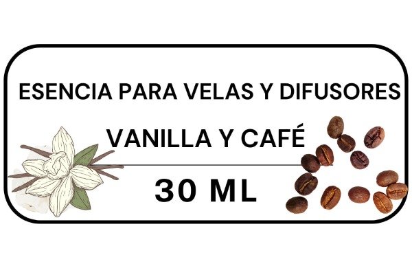Producto - Esencia para velas y difusores Vainilla y Café 30 ML