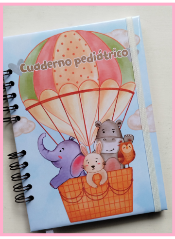 Producto - Cuaderno pediátrico - Modelo Dulce vuelo