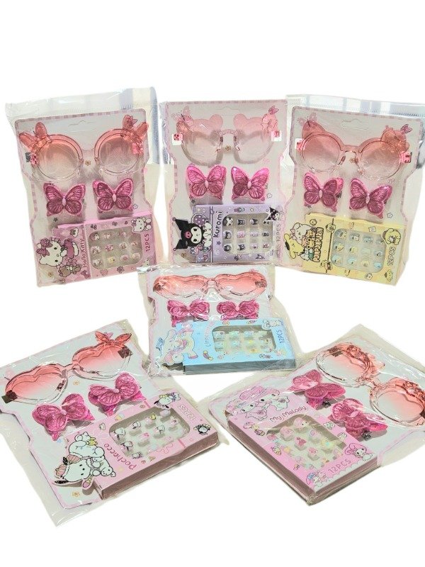 Producto - Set Uñas, Hebillas y Lentes Sanrio