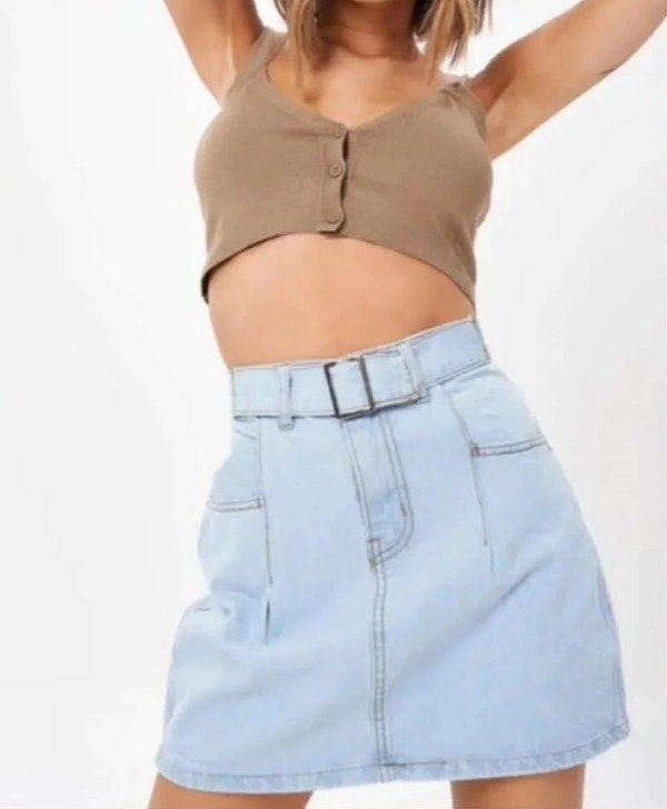 Producto - MINI DENIM C/CINTURON 46