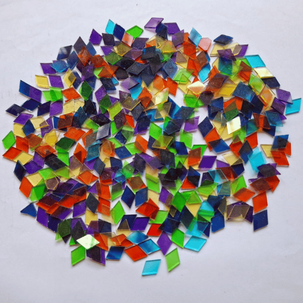 Producto - Rombitos de vidrio de colores