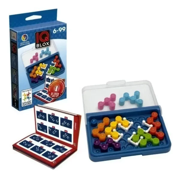 Producto - JUEGO DE INGENIO IQ GAMES PUZLE 120 DESAFIOS ROMPECABEZA