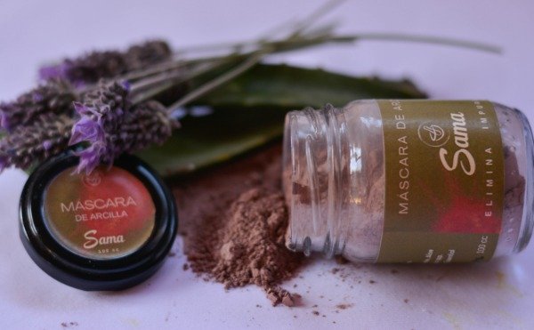 Producto - Máscara de arcilla con Aloe y lavanda - 1