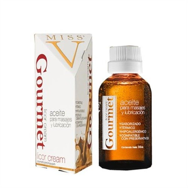 Producto - aceite lub para masajes sabor Licor Cream 30 ml