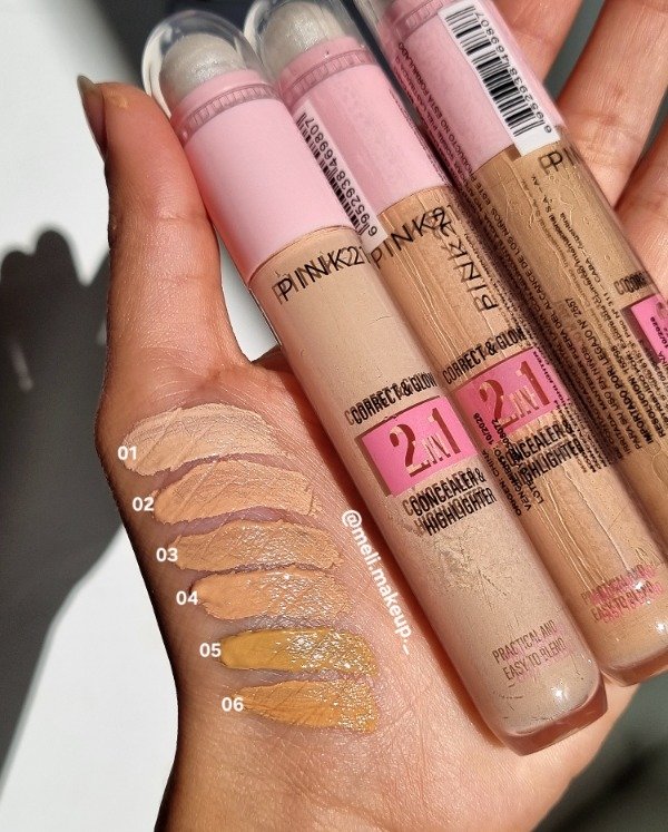 Producto - Corrector 2en1 con Iluminador PINK21 - 3
