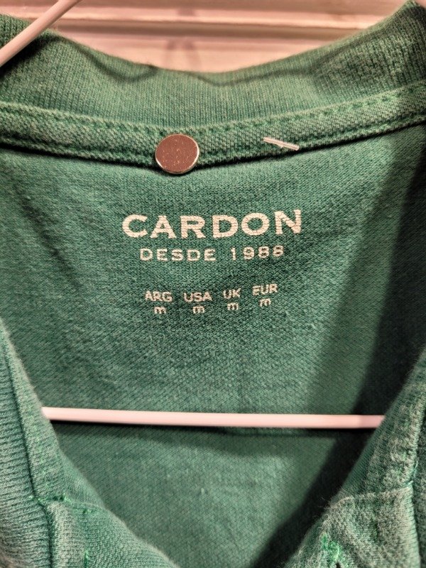 Producto - Chomba CARDÓN verde inglés Talle S - PRECIO: 20X - 3
