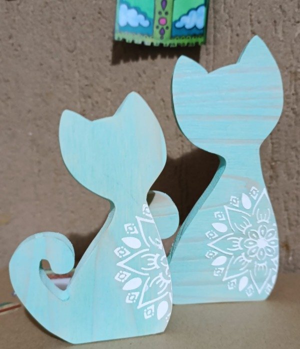 Producto - GATITOS EN MADERA - 0