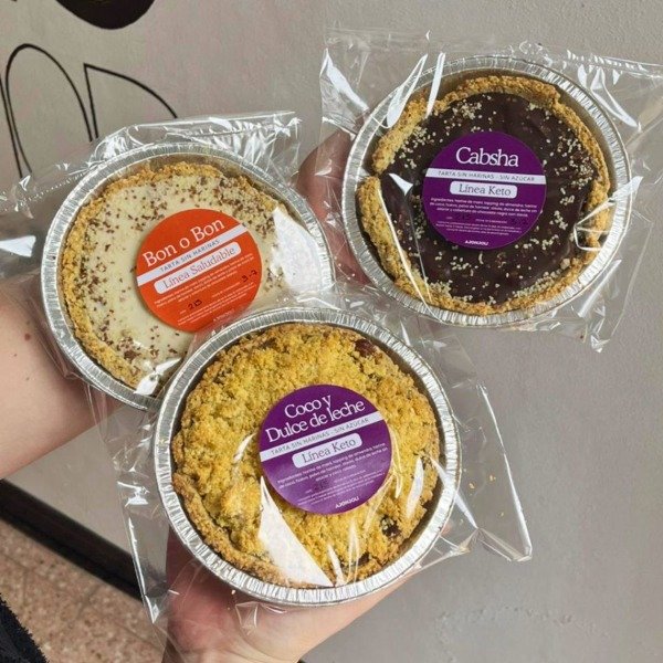 Producto - Tarta - AJONJOLÍ - con harina de almendra dulce (varios sabores)