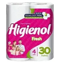 Producto - PAPEL HIGIENICO HIGIENOL FRESH HOJA SIMPLE4X30 M