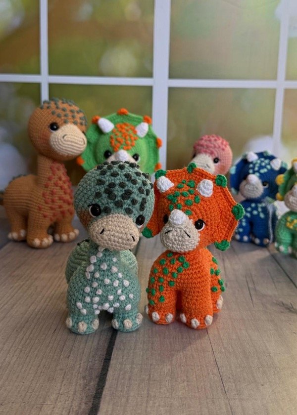 Producto - Bebé Clemente Brontosaurio - Guía de tejido - 2