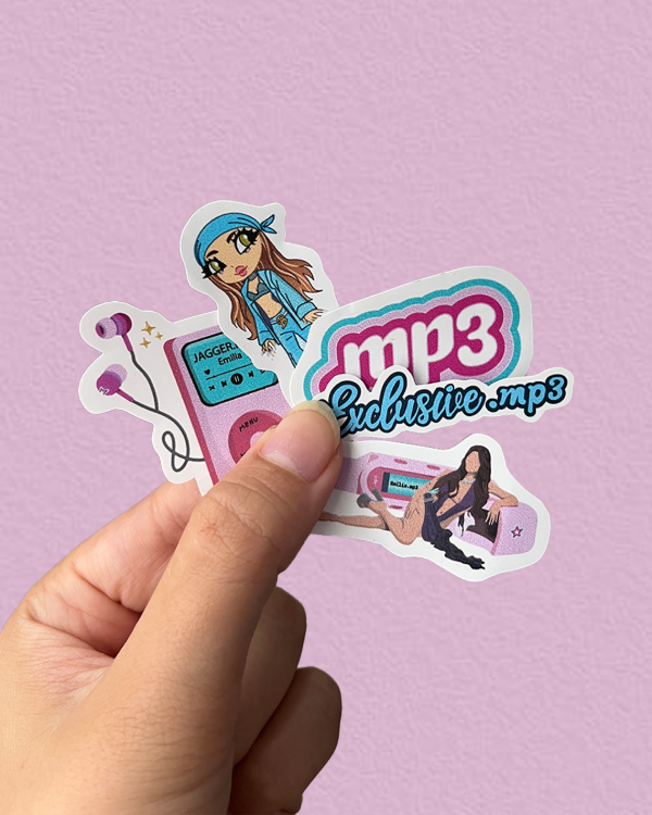 Producto - Pack EXCLUSIVE x5 stickers - Emilia