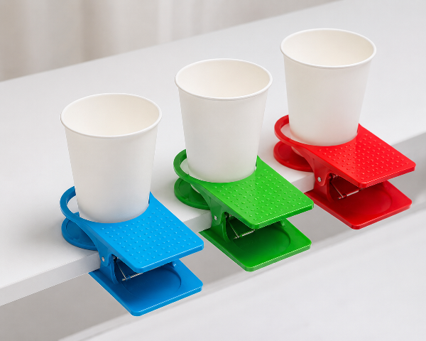 Producto - Clip porta vasos para mesa EX0254